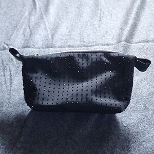 💥3/$20 Victorias Secret Elegant Black Studded Women's Bag Cosmetic